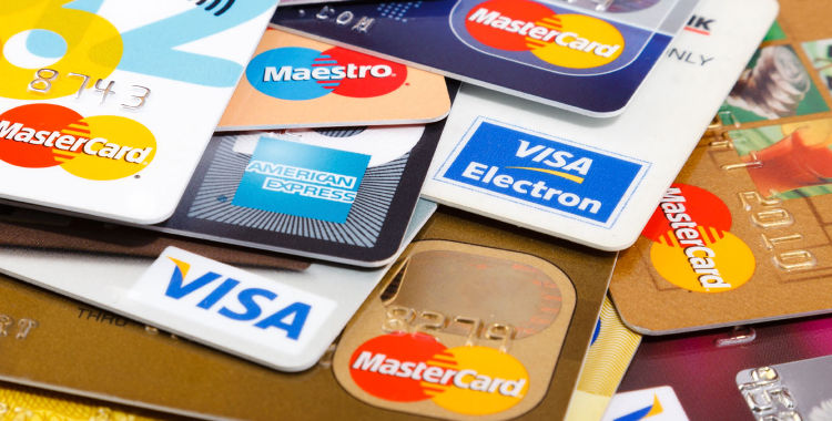 Carte di credito Visa e Mastercard