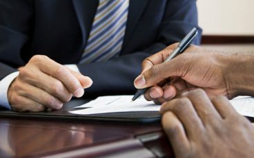 Firma per ottenere un prestito in banca