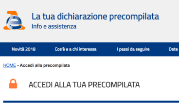dichiarazione precompilata